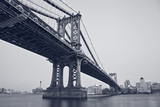 Fototapeta Mosty linowy / wiszący - Manhattan Bridge, New York City.