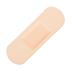 adhesive bandage on a white background