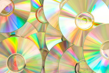 Compact Discs Piled Up
