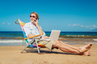 © EpicStockMedia - Business man on the beach