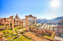Roman Ruins In Rome, Forum
