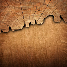 Cracked Wood Board