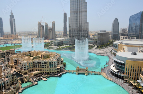 Fotoboard na płycie Fontanna dubai