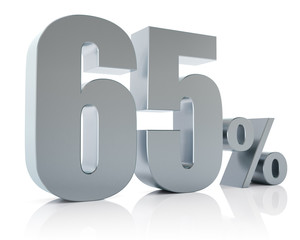 Poster - Sixty-five percent 3D in metal