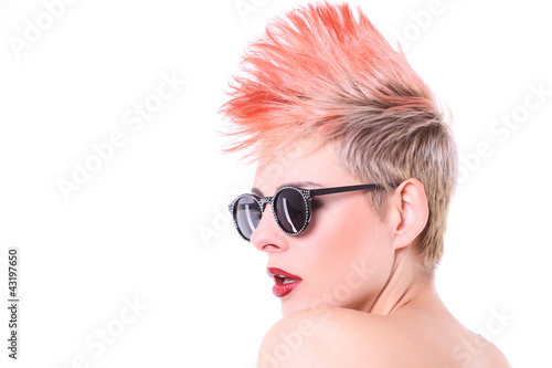 Fotografia  Punk mit sonnenbrille