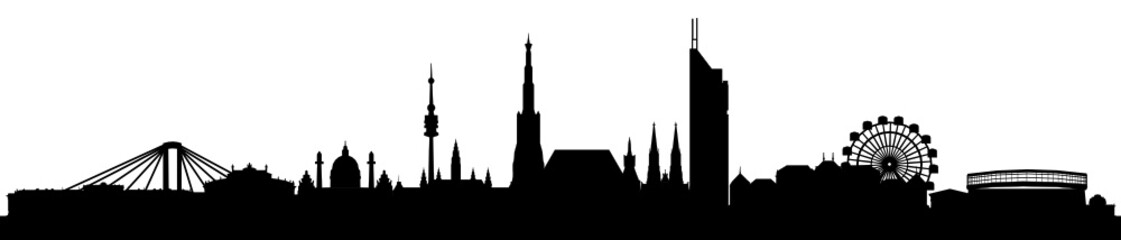 Canvas Print - Wien Skyline