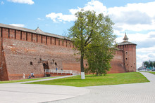 Fragment Of The Kremlin Wall, City Kolomna, Moscow Area