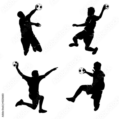Nowoczesny obraz na płótnie handball