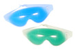 blue and green relaxing gel eye masks,isolated