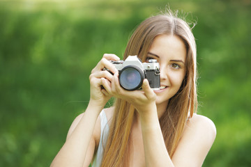 Wall Mural - Vintage photographer