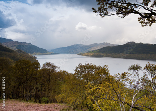 Plakat na papierze fotorealistycznym Loch Lomond, Szkocja