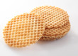 Waffle wafer biscuits for garnishing