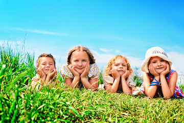 smiling children