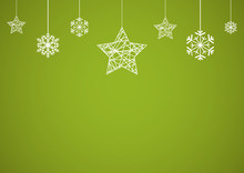 Weihnachtskarte Grün