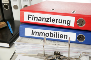 Poster - Aktenordner Finanzierung und Immobilie