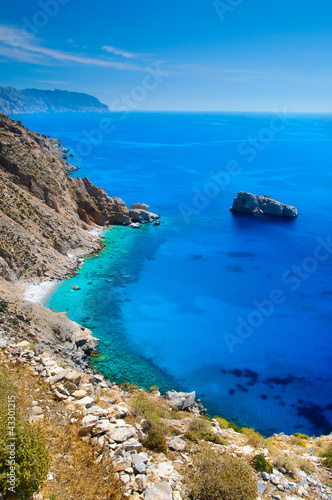 Board z aluminiowym obramowaniem Cyklady Morza Egejskiego Riwiera, Amorgos, Grecja