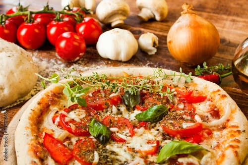 Board z aluminiowym obramowaniem Pizza