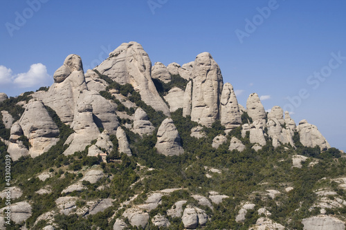 Fotoboard na płycie Góra Montserrat