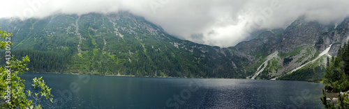 Board z aluminiowym obramowaniem Morskie oko