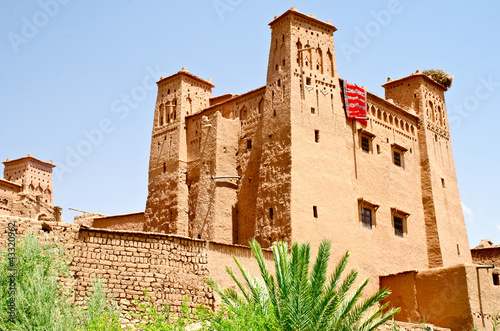 Board z aluminiowym obramowaniem Kasbah of ait ben haddou