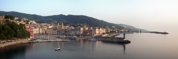 Wall Mural - Bastia, Corsica panoramic view