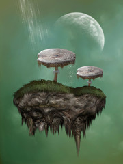 Wall Mural - Fantasy mushroom