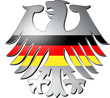 Bundesadler schwarz-rot-gold