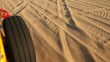 Geländewagen (Buggy) in Wüste