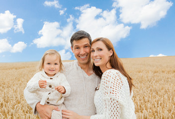 Canvas Print - sommer familie feld