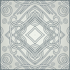Aufkleber - Decorative retro pattern