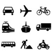 Symbole Transportmittel