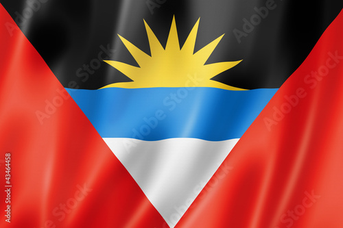 Obraz w ramie Antigua and Barbuda flag