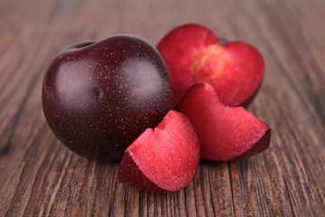 red plum fruit