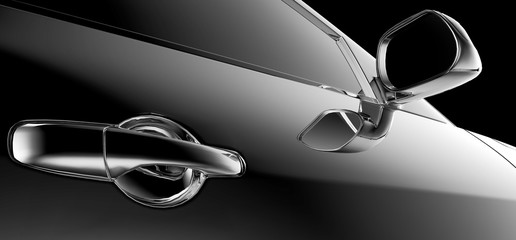 Fototapete - abstract car model