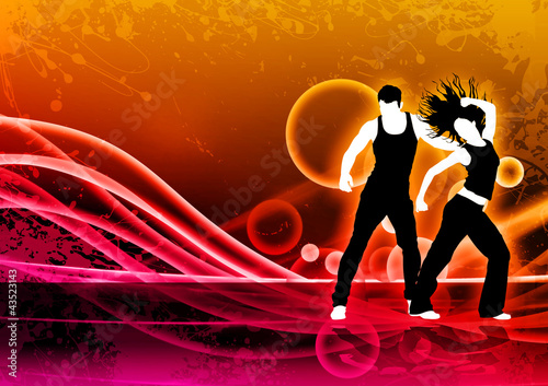 Board z aluminiowym obramowaniem Fitness zumba
