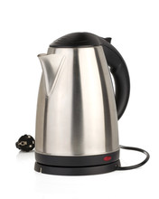 Stainless Electric Kettle Isolated On White