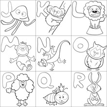 Coloring Book With Alphabet 2