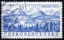 Postage Stamp Czechoslovakia 1958 Strbske Pleso, Spa Town, Slova