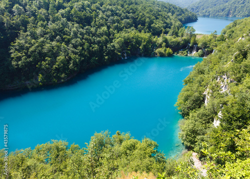 Plakat na papierze fotorealistycznym Park Narodowy Jezior Plitwickich (chorwacja)