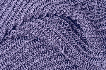 Wall Mural - close up grey knitted pullover background