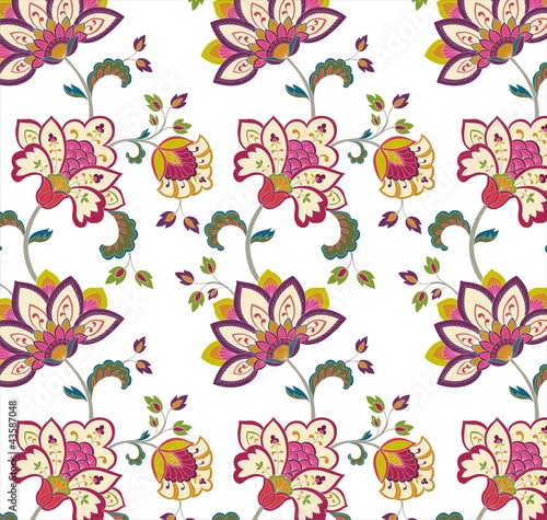 traditional floral pattern, textile , Rajasthan, royal ...