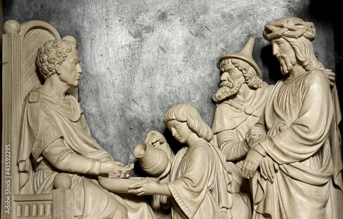 Fotografía Pontius Pilate washing his hands
