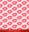 eps Vector image:lipstick mark pattern