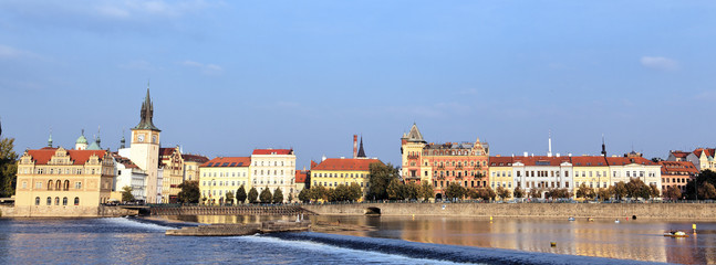 Wall Mural - panoramic view of prague