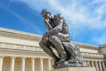 rodin thinker statue