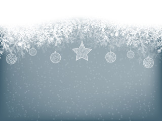 Wall Mural - Winter background