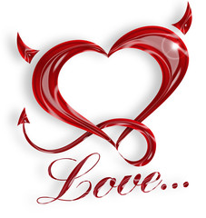 Fototapete - SEXY HEART