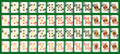 © Mannaggia - blackjack full deck in large size. Original figures..