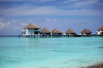 Wall Mural - maldivian houses