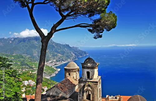Plakat na papierze fotorealistycznym Piękna seria Włochy - ravello, wybrzeże amalfi